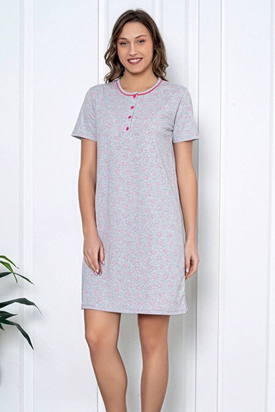 Royalfashion Women's Night Shirt in Hearts