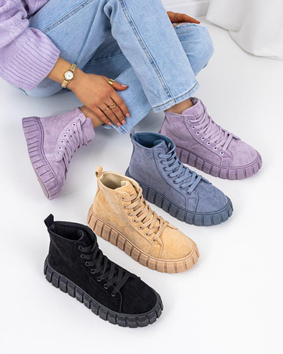 Violet women's sports sneakers Omalin - Footwear