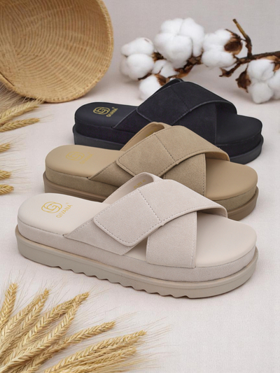 Royal Fashion Women's flat sandals Evre