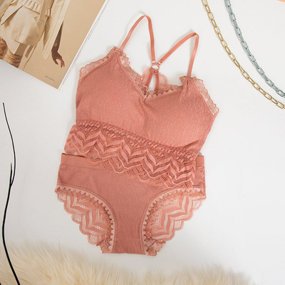 Powder women's lace lingerie set - Underwear