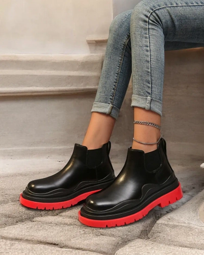 Royalfashion Women's slip-on boots Derri