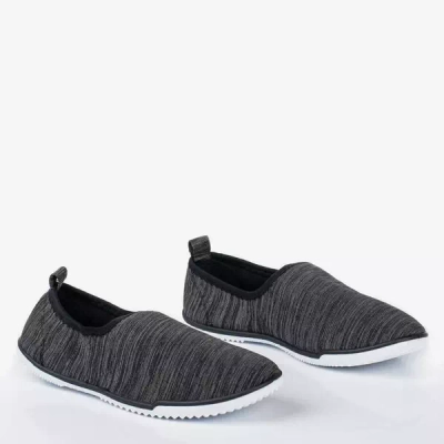 OUTLET Black women's slip-on sneakers Julieta - Footwear