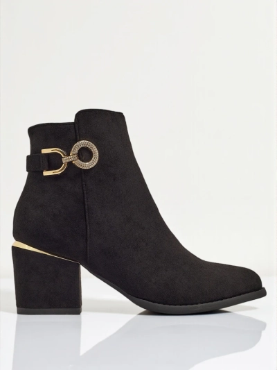 Women's Talrima Eco-Suede Ankle Boots with Block Heel