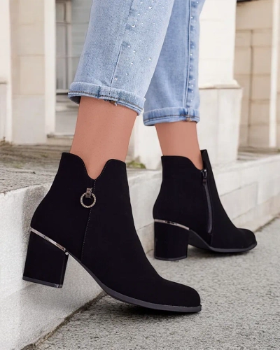 Royalfashion Sieviešu biker zābaki ar rabatu Omanto