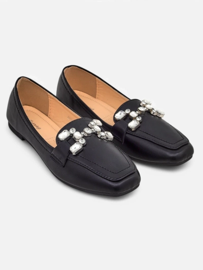 Royalfashion Sieviešu mocasīni ar pērļotajiem akmeņiem Lecilla