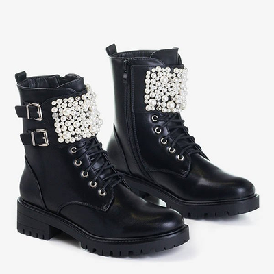 Black bags with Foga decorations - Footwear