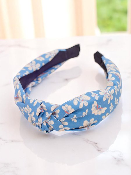 Royalfashion Hairband with braided floral design Florinda