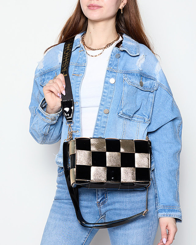 Small black and gold women's handbag - Accessories