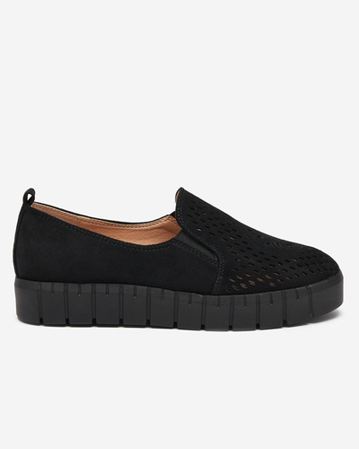 Women's black openwork shoes Ihalmi - Footwear