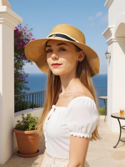 Royalfashion Женская соломенная шляпа Sunny Meadow