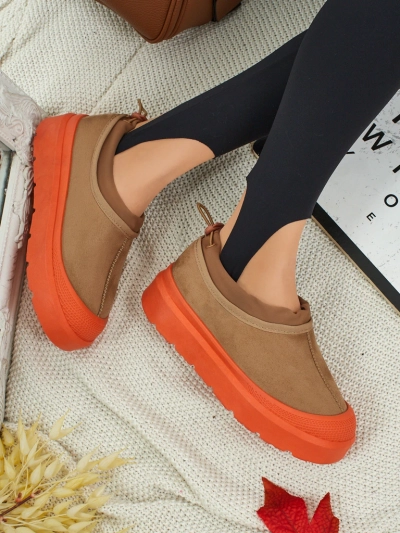 Женские кроссовки Flora Camel замшевые удобные на каждый день