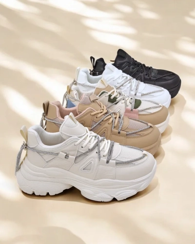 Royalfashion sieviešu kedas uz bieza zole Reterri