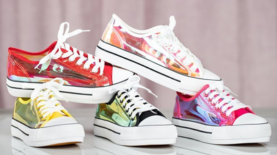 Pink transparent sneakers Cosmo - Shoes