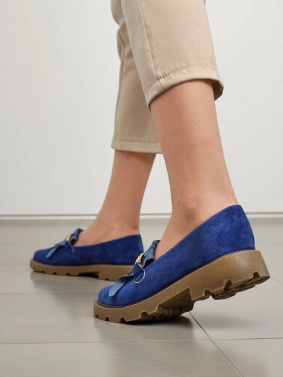 Royalfashion Women's Eco Suede Moccasins Mare Nostrum