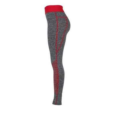 Gray gaiters with red inserts - Pants 1