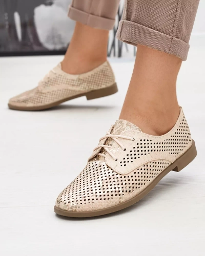 Pink women's openwork shoes Kotniso - Footwear