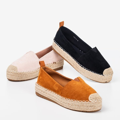 Light pink espadrilles on the Umox platform - Footwear 1