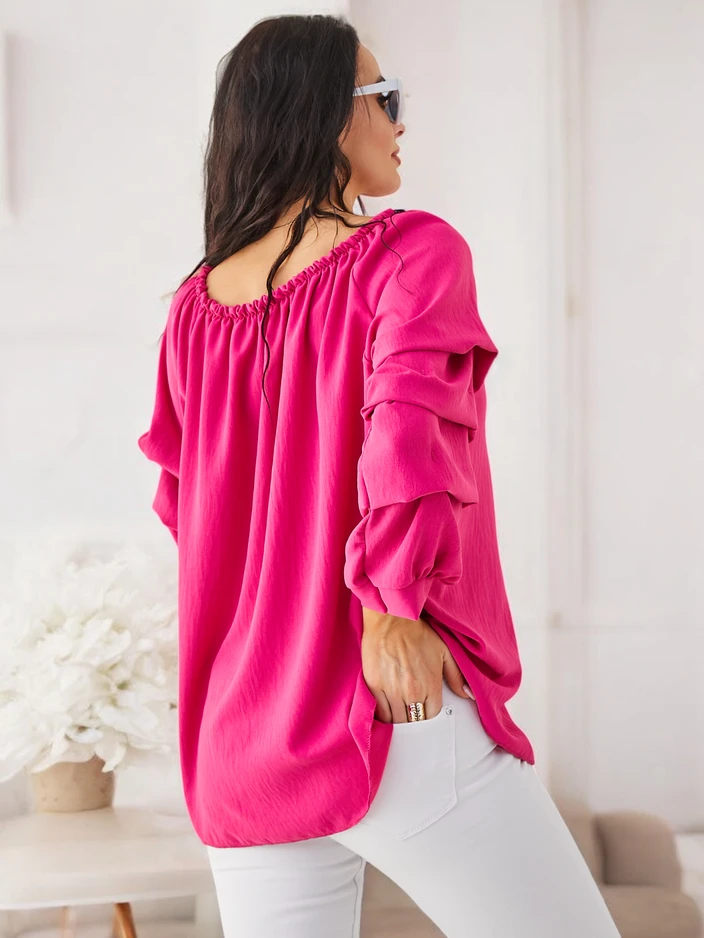 Royalfashion Women's Blouse a'la Spanish with Ruffles