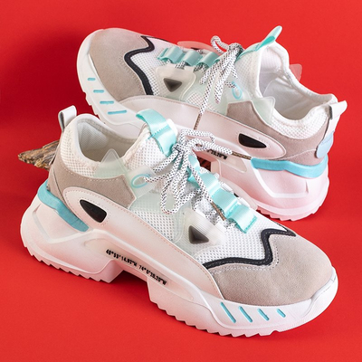 Baltas sporta kedas vīriešiem Mapsy - Apavi