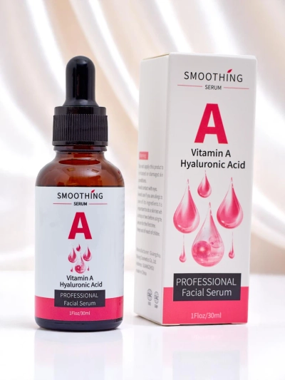Serums izlīdzināšanai ar A vitamīnu un hialuronskābi