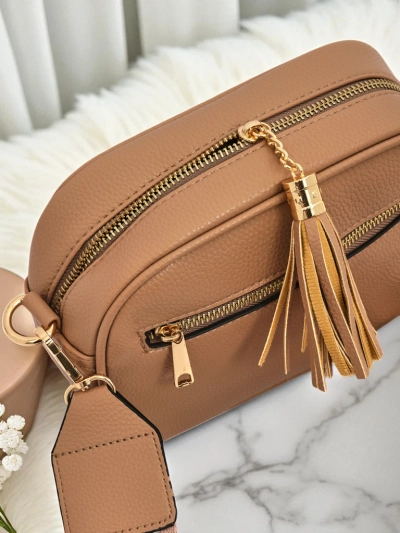 Royalfashion Geantă mică de damă din piele ecologică cu curea colorată Kovi Lace