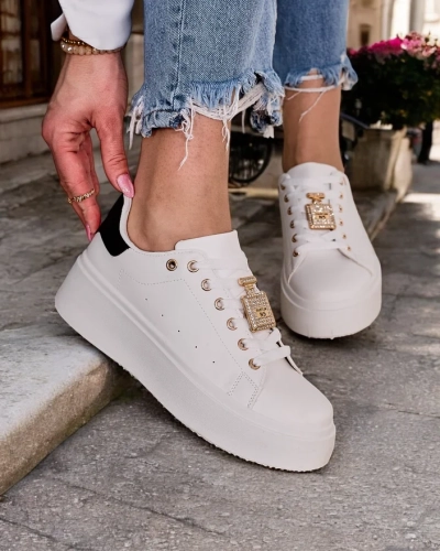 Royalfashion Women's platform sports sneakers Oviger