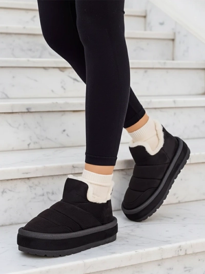 Royalfashion Sieviešu Zoeno īsie zābaki a'la sniega zābaki