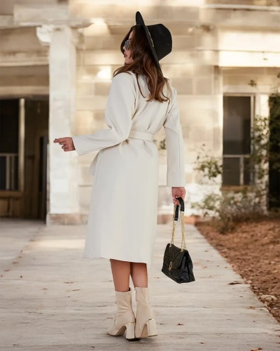 Royalfashion Ilgs sieviešu mēteļtērps