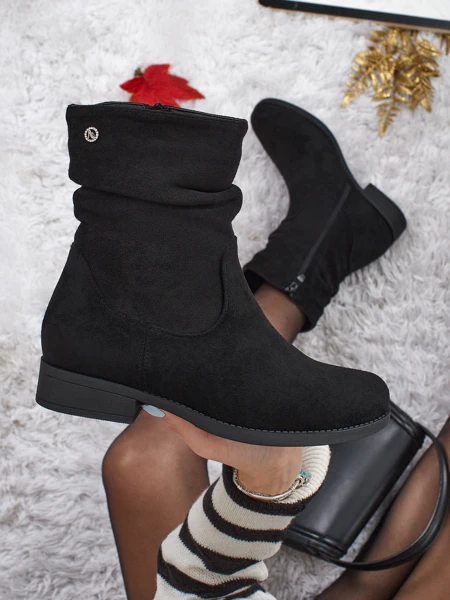 Norvia Women's High Eco Suede Ankle Boots