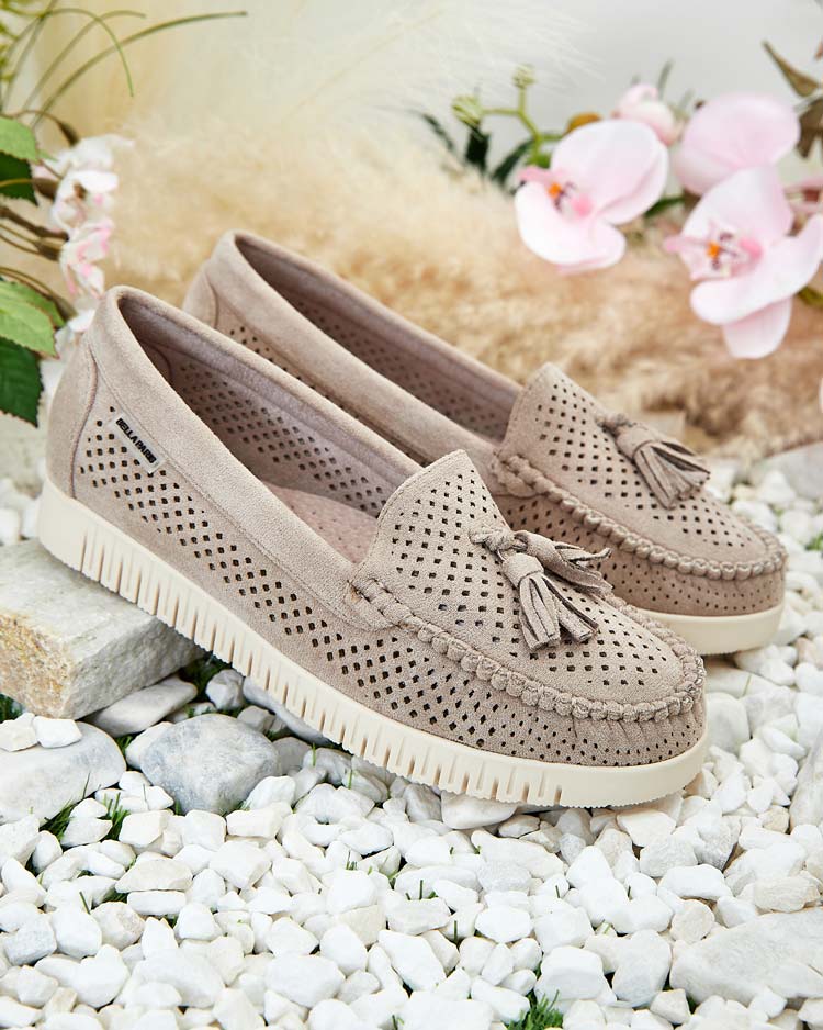 Royalfashion Sieviešu ažūra mokasīni Molaffa