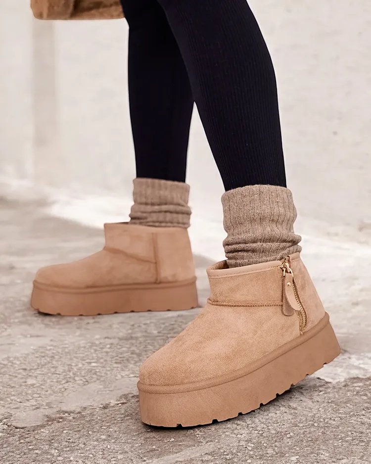 Royalfashion Женские сапоги на платформе a'la Delgadi