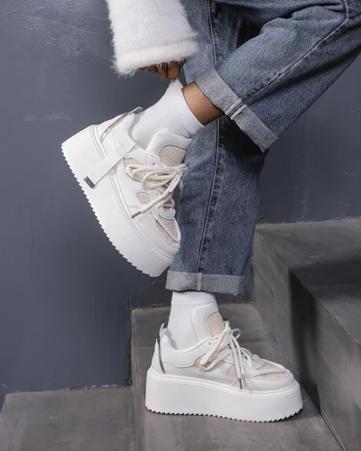 Royalfashion Women's sporty platform sneakers Aeroll
