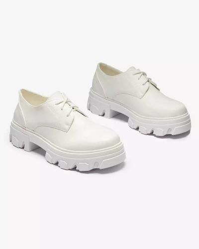Белые женские полусапоги Delgor- Footwear