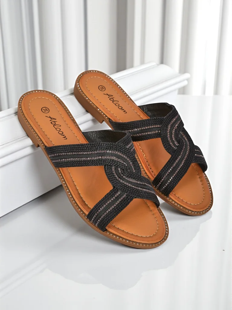 Royalfashion Женские шлепанцы плетеные Woven Breeze