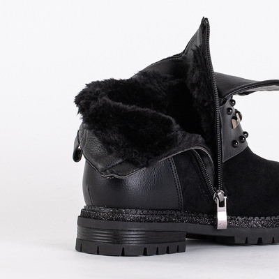 Black women's Peggie insulated boots - Footwear