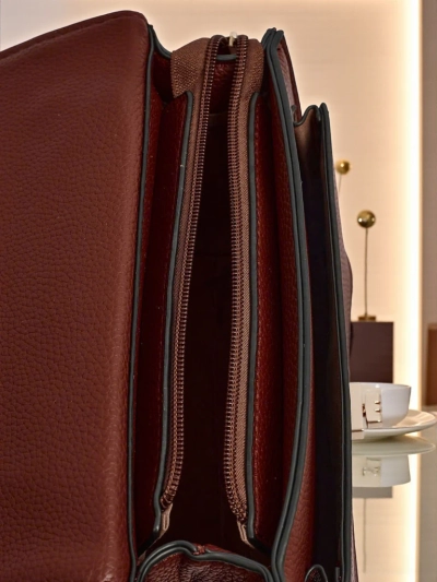 Small women's eco-leather handbag Esmira