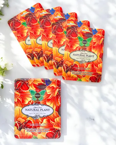 Dabīgā auga - Seruma komplekts ar ceramīdiem un kumelīšu maska 6g+36g x 10gab