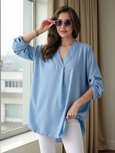 Royalfashion Long women's oversized shirt