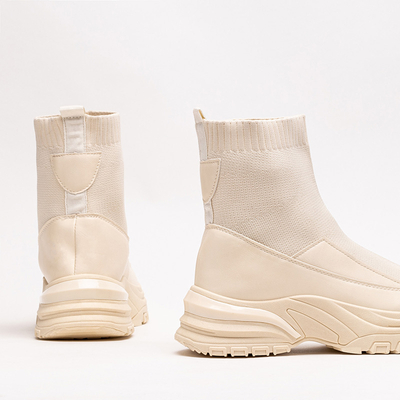 Бежевые женские кроссовки Berida