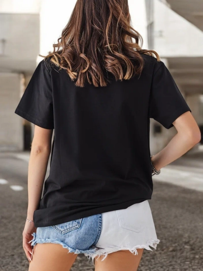 Royalfashion Cotton Women's T-Shirt Savour The Moment With Refresh