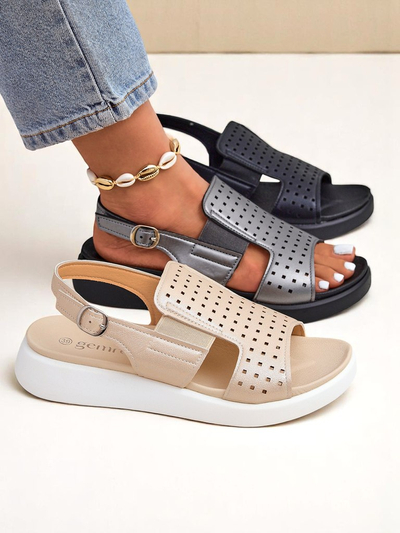 Royalfashion Women's BreezyStep Thick Sole Sandals