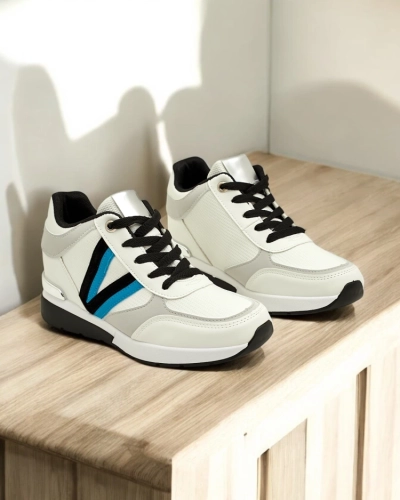 Calista Ecosystem Women's White Wedges