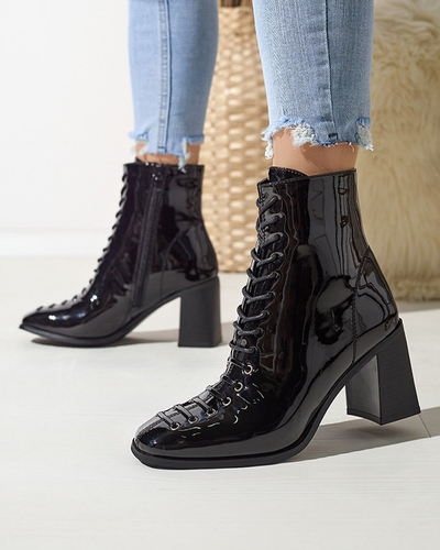 OUTLET Женские черные ботинки Braletti-Footwear