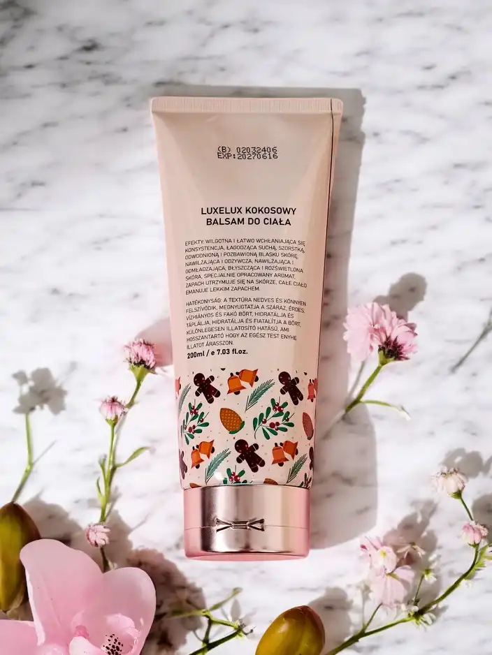 Luxelux Ziemassvētku ķermeņa balzams ar kokosriekstu aromātu 300 ml