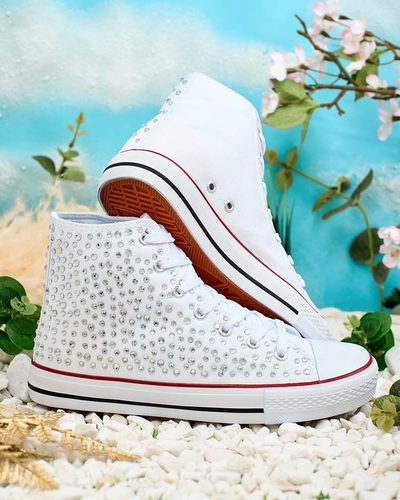 Royalfashion Women's sequined sneakers Shis