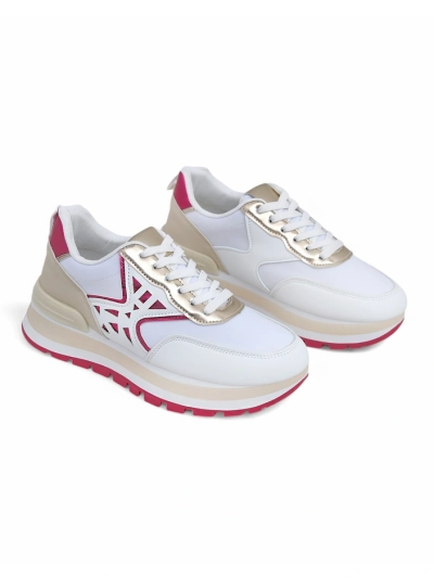 Royalfashion Women's sneakers with glitter Senues