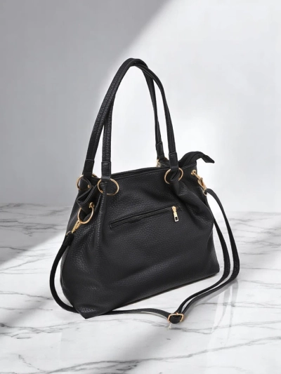 Royalfashion Large women's shopper bag made of eco-leather