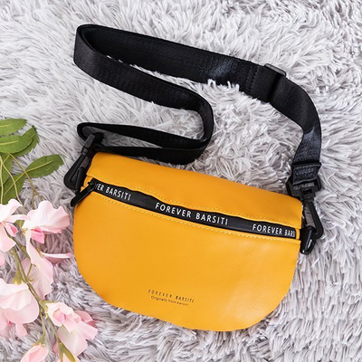 Women's yellow waist bag - Handbags