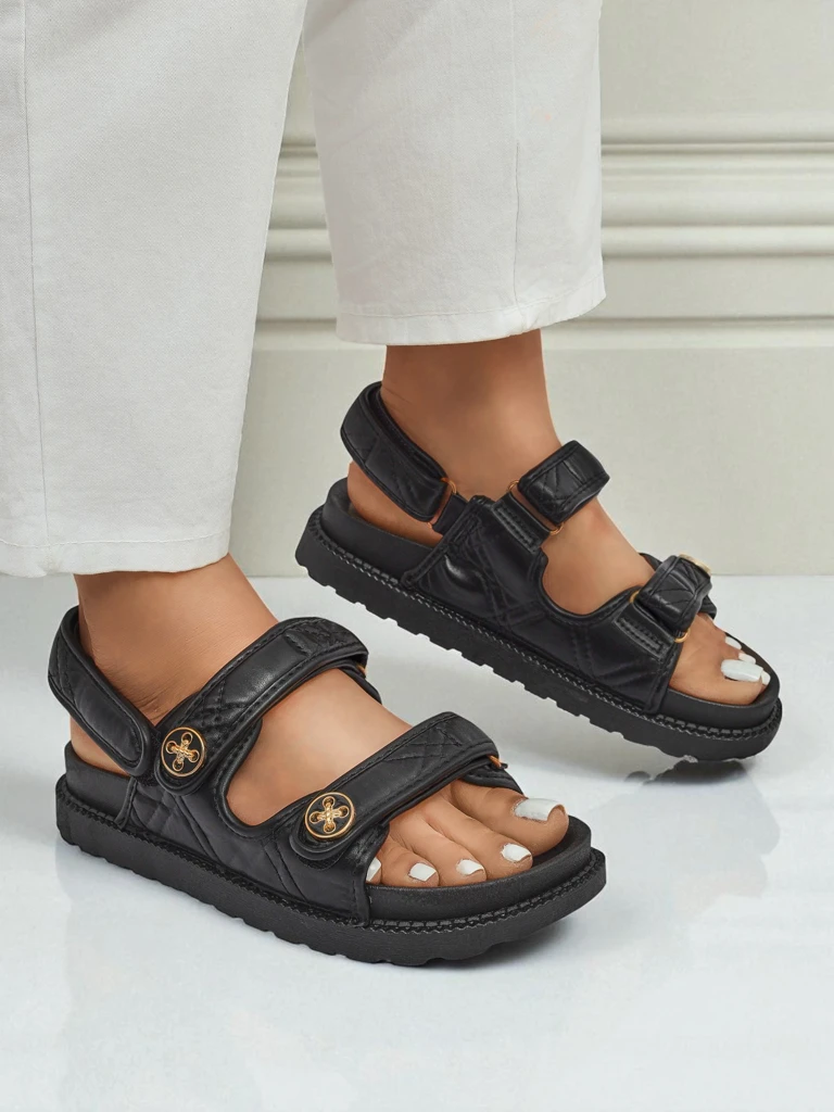 Royalfashion Sieviešu sandales ar biezāku zoli Vivere