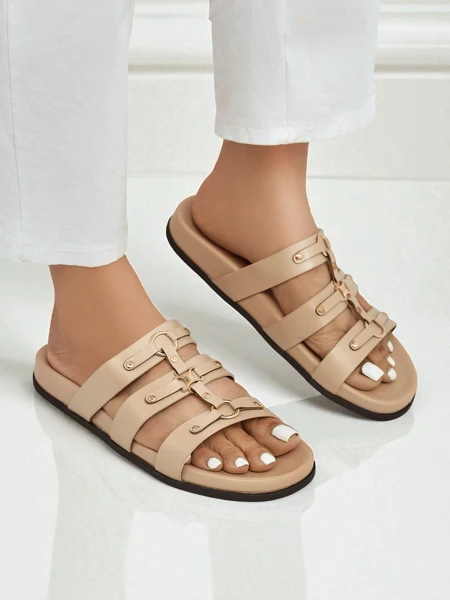 Royalfashion Women's Roma Roman Style Flip-Flops